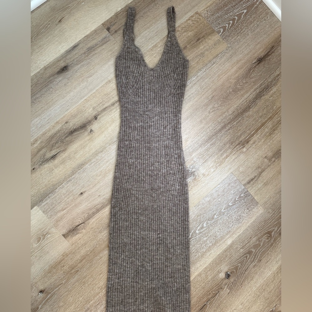 H & M Brown Knit Dress